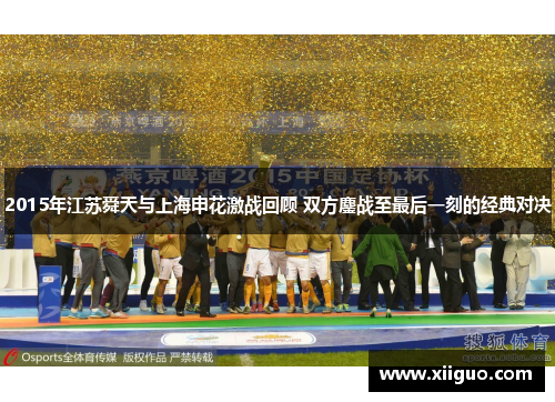 2015年江苏舜天与上海申花激战回顾 双方鏖战至最后一刻的经典对决